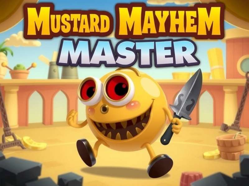 Mustard Mayhem Master official artwork Mustard Mayhem Master game cover art